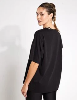 Puma Fit Oversized Tee - Black -Outlet Elevate Activewear Store PUMA WOMENS GRAPHIC OVERSIZED PUMA FIT TEE 52511501 Puma Black 0039