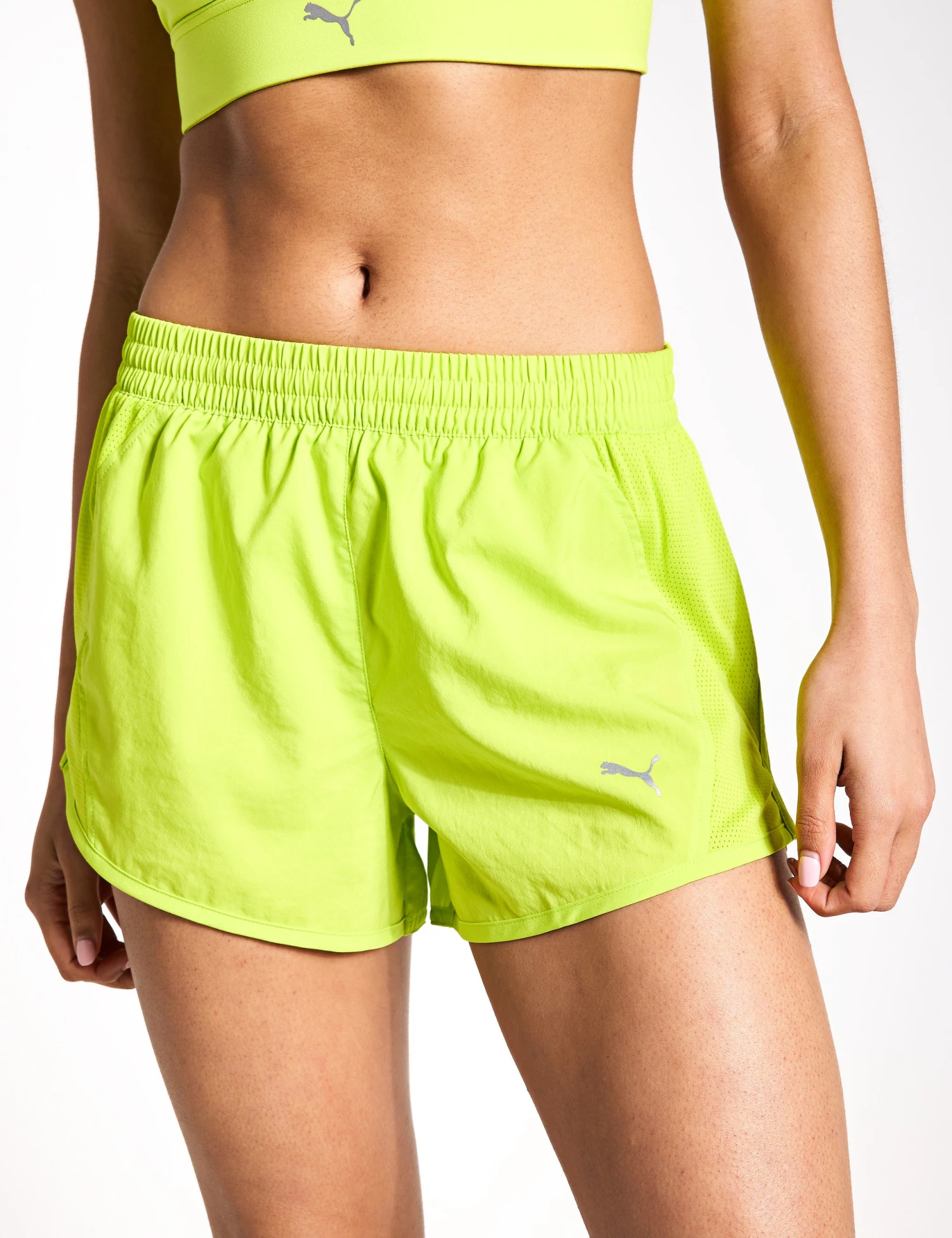 Puma Run Favourite Velocity 3" Running Shorts - Lime Pow 1 Puma Run Favourite Velocity 3" Running Shorts - Lime Pow