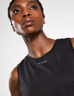 Puma Fit Triblend Training Tank Top - Black 7 Puma Fit Triblend Training Tank Top - Black -Outlet Elevate Activewear Store Puma Puma Fit Triblend Training Tank Top 52480601PUMA Black Black 0007