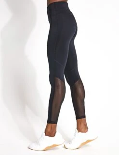 Reebok Basic Mesh Leggings - Night Black