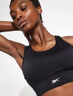 Reebok ID Train High-Support Bra - Night Black 6 Reebok ID Train High-Support Bra - Night Black -Outlet Elevate Activewear Store Reebok ID Train High Support Bra Night Black 100075420NGHBLK BLACK 0051