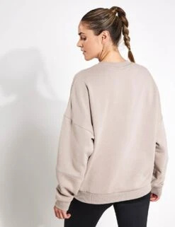 Reebok Lux Oversized Crew - Ash -Outlet Elevate Activewear Store Reebok Lux Oversized Crew Ash 100076141 Ash 0019