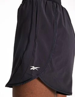 Reebok Lux Woven Short - Black -Outlet Elevate Activewear Store Reebok Lux Woven Short Black 100075360 BLACK BLACK 0026