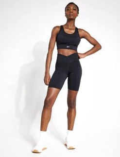 Reebok Workout Ready Basic Bike Shorts - Night Black -Outlet Elevate Activewear Store Reebok Workout Ready Basic Bike Shorts 100028982 NGHBLK Night Black 0011