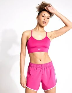 Reebok Workout Ready Sports Bra - Semi Proud Pink -Outlet Elevate Activewear Store Reebok workout ready sports bra semi proud pink 100021305SEPRPIS 0018