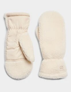 Sweaty Betty Sherpa Mittens - Studio White