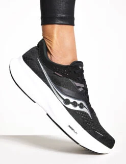 Saucony Ride 16 - Black/White -Outlet Elevate Activewear Store Saucony Ride 16 Trainers S10830 05 Black White 0003