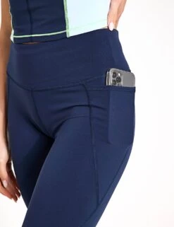 Sweaty Betty Power Cropped Gym Leggings - Navy Blue -Outlet Elevate Activewear Store Sweaty Betty Power Cropped Gym Leggings Navy Blue SB4564PNA S 0004