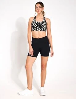 Sweaty Betty Power Medium Support Sports Bra - Black Waved Zebra Print 7 Sweaty Betty Power Medium Support Sports Bra - Black Waved Zebra Print -Outlet Elevate Activewear Store Sweaty Betty Power Medium Support Sports Bra SB8993A 11545 black waved zebra printS 0002