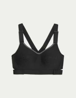 Ultimate Support Non Wired Sports Bra - Black -Outlet Elevate Activewear Store T33 6500GoodmoveBlack 2