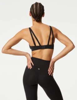 Flexifit Medium Support Sports Bra - Black 11 Flexifit Medium Support Sports Bra - Black -Outlet Elevate Activewear Store T33 6505BlackGoodmove 7