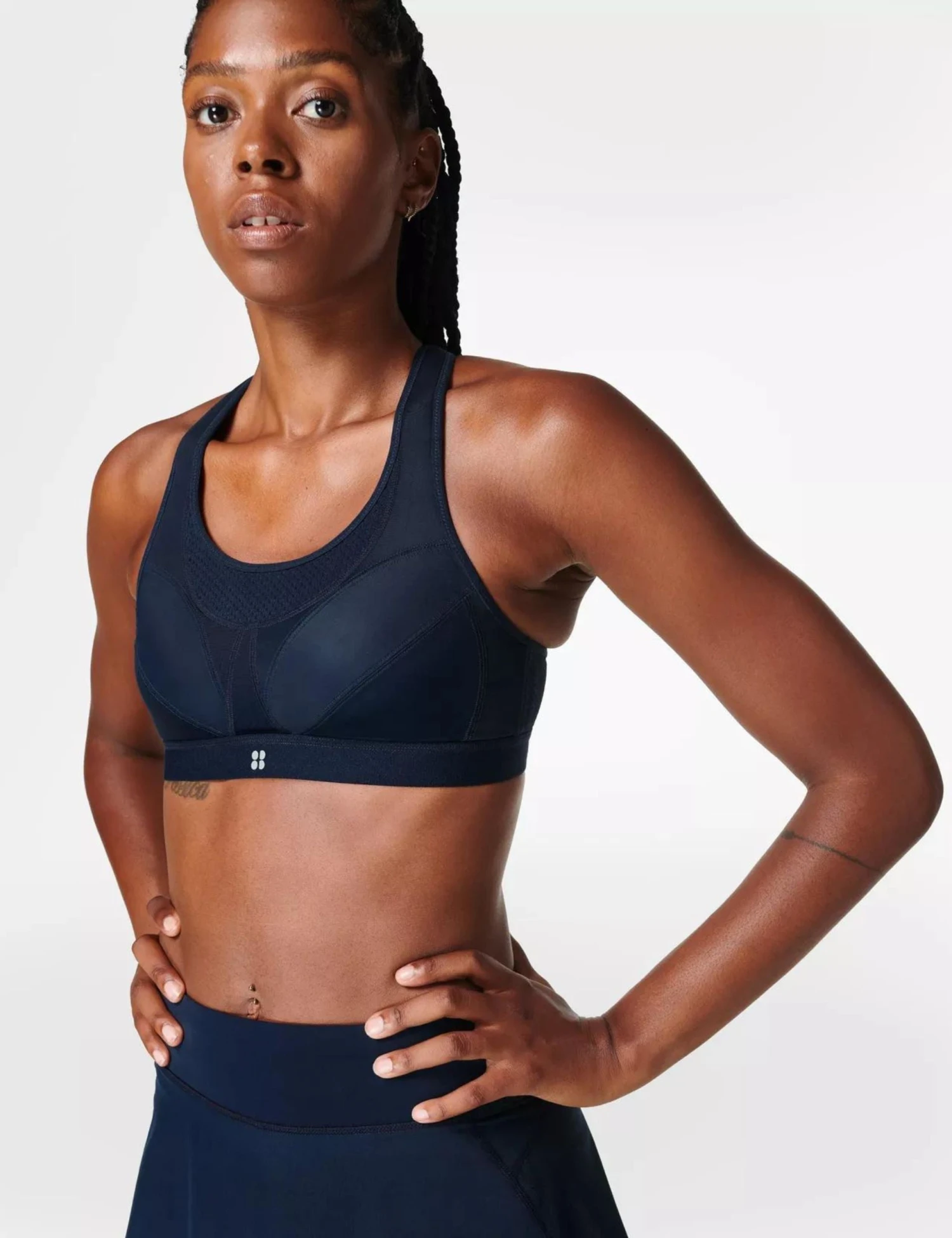 Sweaty Betty Ultra Running Bra - Navy Blue 1 Sweaty Betty Ultra Running Bra - Navy Blue