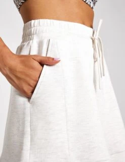 Varley Alder Short - Ivory Marl -Outlet Elevate Activewear Store VARLEY ALDER SHORT VAR00980 Ivory Marl 0004