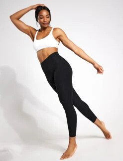 Vuori Clean Elevation Legging - Black Heather -Outlet Elevate Activewear Store VUORI CLEAN ELEVATION 7 8 LEGGING VW444 HBK BLACK HEATHER 0002