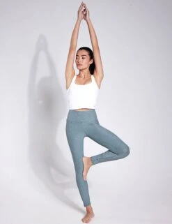 Vuori Clean Elevation Legging - Stormy Heather -Outlet Elevate Activewear Store VUORI CLEAN ELEVATION 7 8 LEGGING VW444 HSR STORMY HEATHER 0009