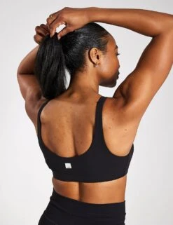 Vuori Daily Bra - Black -Outlet Elevate Activewear Store VUORI DAILY BRA VW158 BLK BLACK 0016