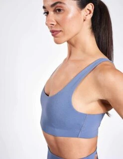 Vuori Daily Bra - Light Azure -Outlet Elevate Activewear Store VUORI DAILY BRA VW158 LAZ LIGHT AZURE 0004