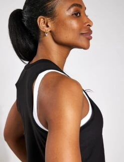 Vuori Energy Top - Black -Outlet Elevate Activewear Store VUORI ENERGY TOP VW123 BLK BLACK 0015