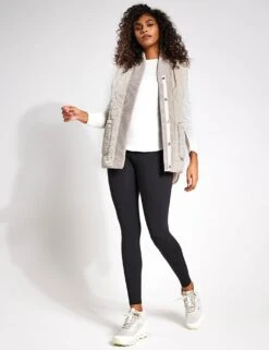 Varley Covey Reversible Quilt Gilet - Dove/Sandshell -Outlet Elevate Activewear Store Varley Covey Reversible Quilt Gilet VAR01598 Dove Sandshell 0008