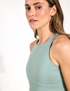 Varley FreeSoft Bea Bra - Mineral Green -Outlet Elevate Activewear Store Varley FreeSoft Bea Bra Mineral Green VAR01857 GRES 0043