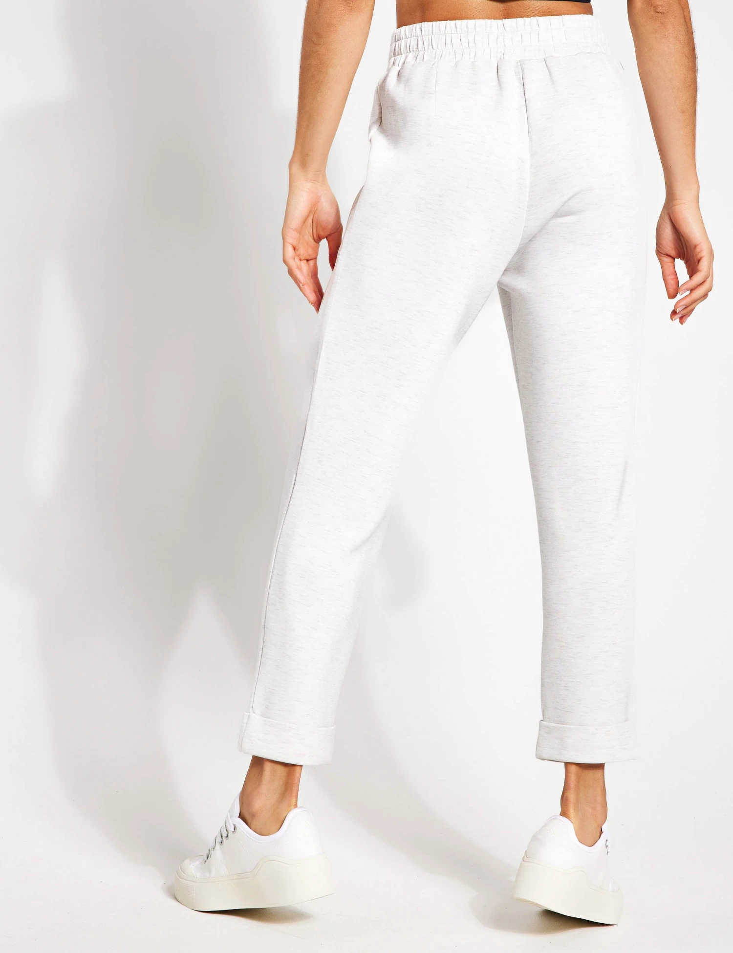 Varley The Rolled Cuff Pant 25" - Ivory Marl 2 Varley The Rolled Cuff Pant 25" - Ivory Marl - Image 2