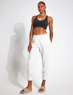Varley The Slim Cuff Pant 25 Ivory Marl -Outlet Elevate Activewear Store Varley The Slim Cuff Pant 25 VAR01713 IVORY MARL 0008