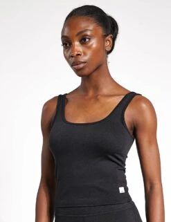 Vuori Halo Essential Tank - Black Heather