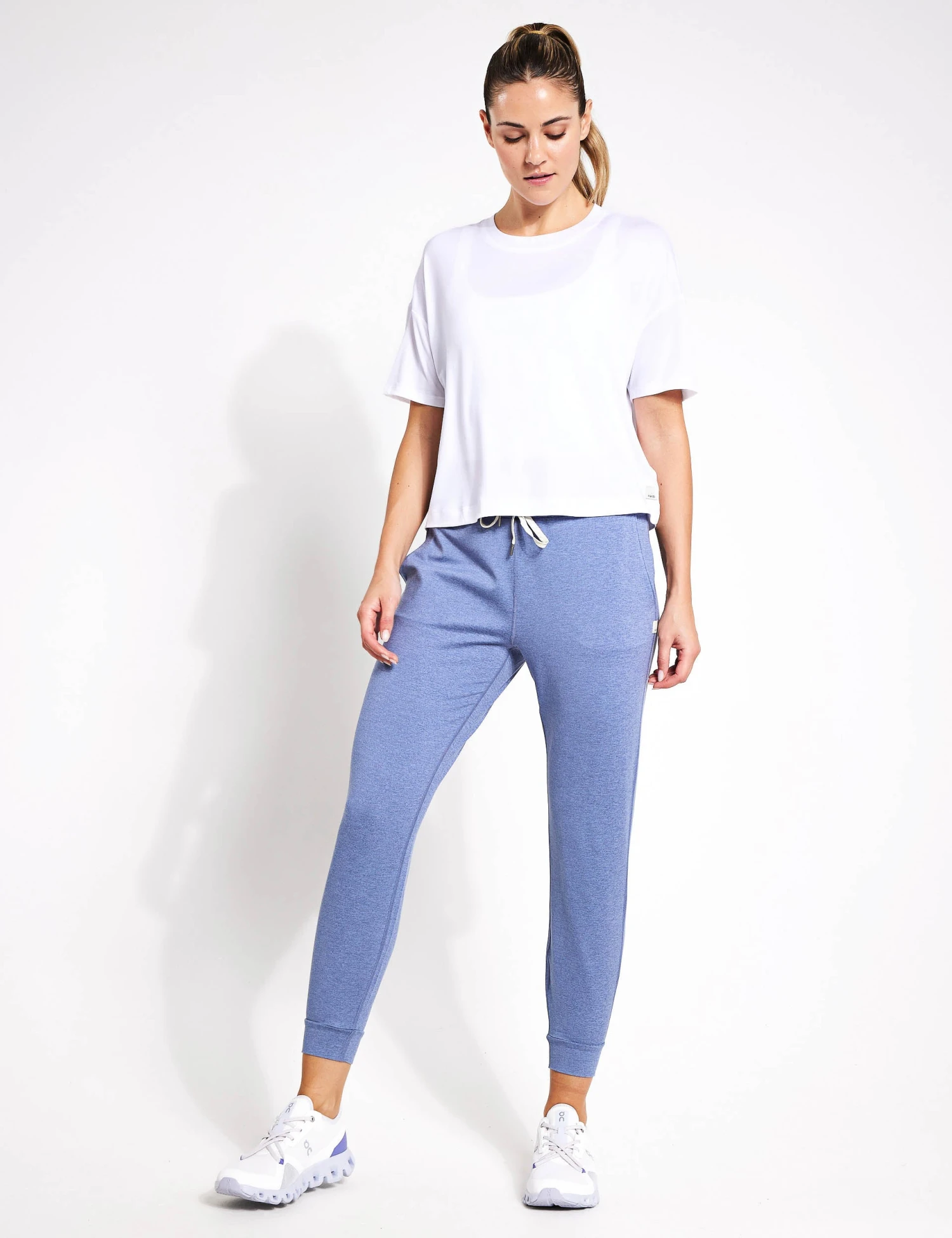 Vuori Performance Jogger - Blue Quartz Heather 3 Vuori Performance Jogger - Blue Quartz Heather - Image 3