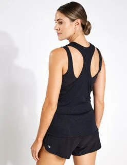 Vuori Sunrise High Neck Tank - Black