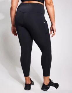 Kickstart Pocket 7/8 Legging - Black -Outlet Elevate Activewear Store YMO 7 8 Pocket leggings BLACK 0148