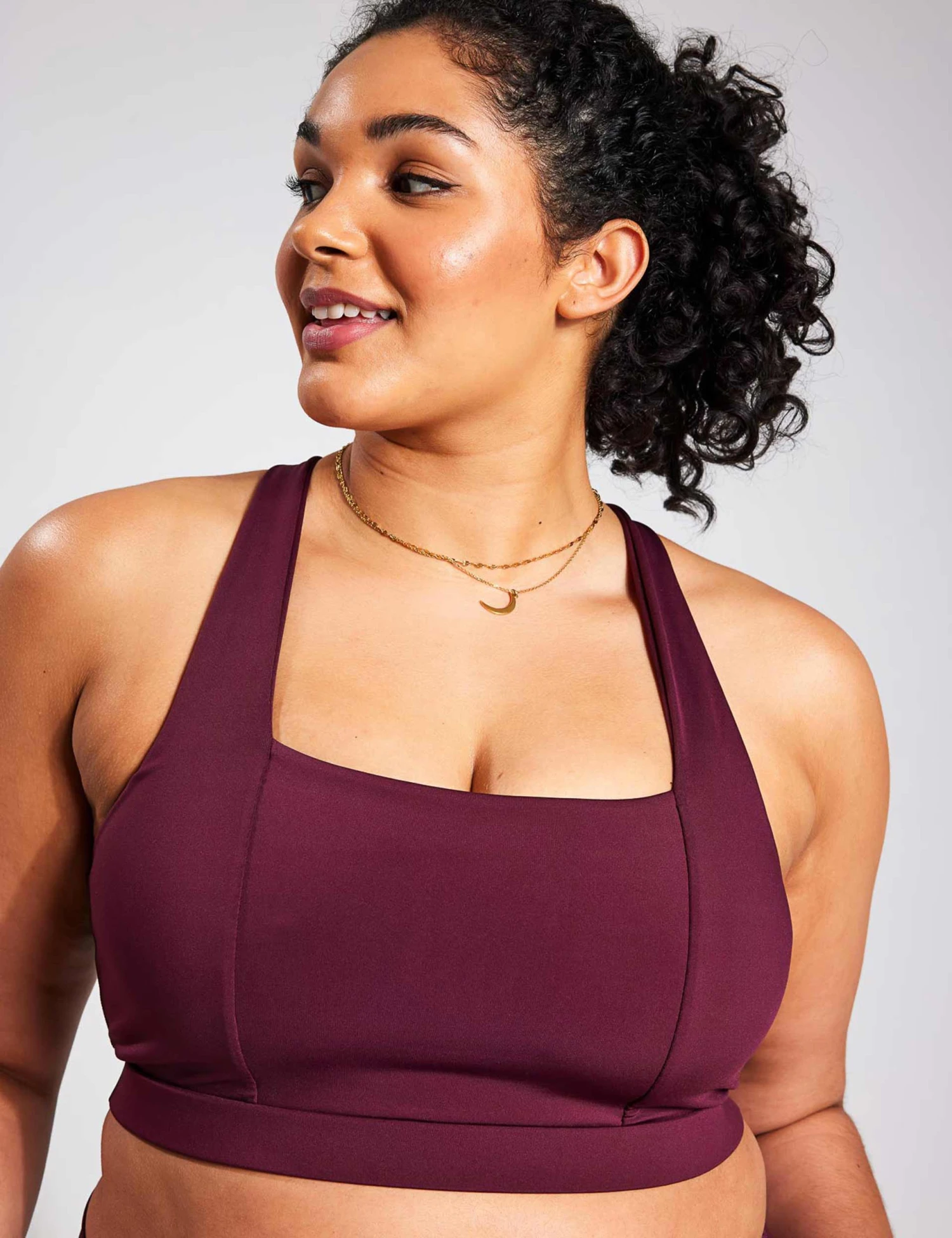 Spark Cross Strap Bra - Fig 2 Spark Cross Strap Bra - Fig - Image 2