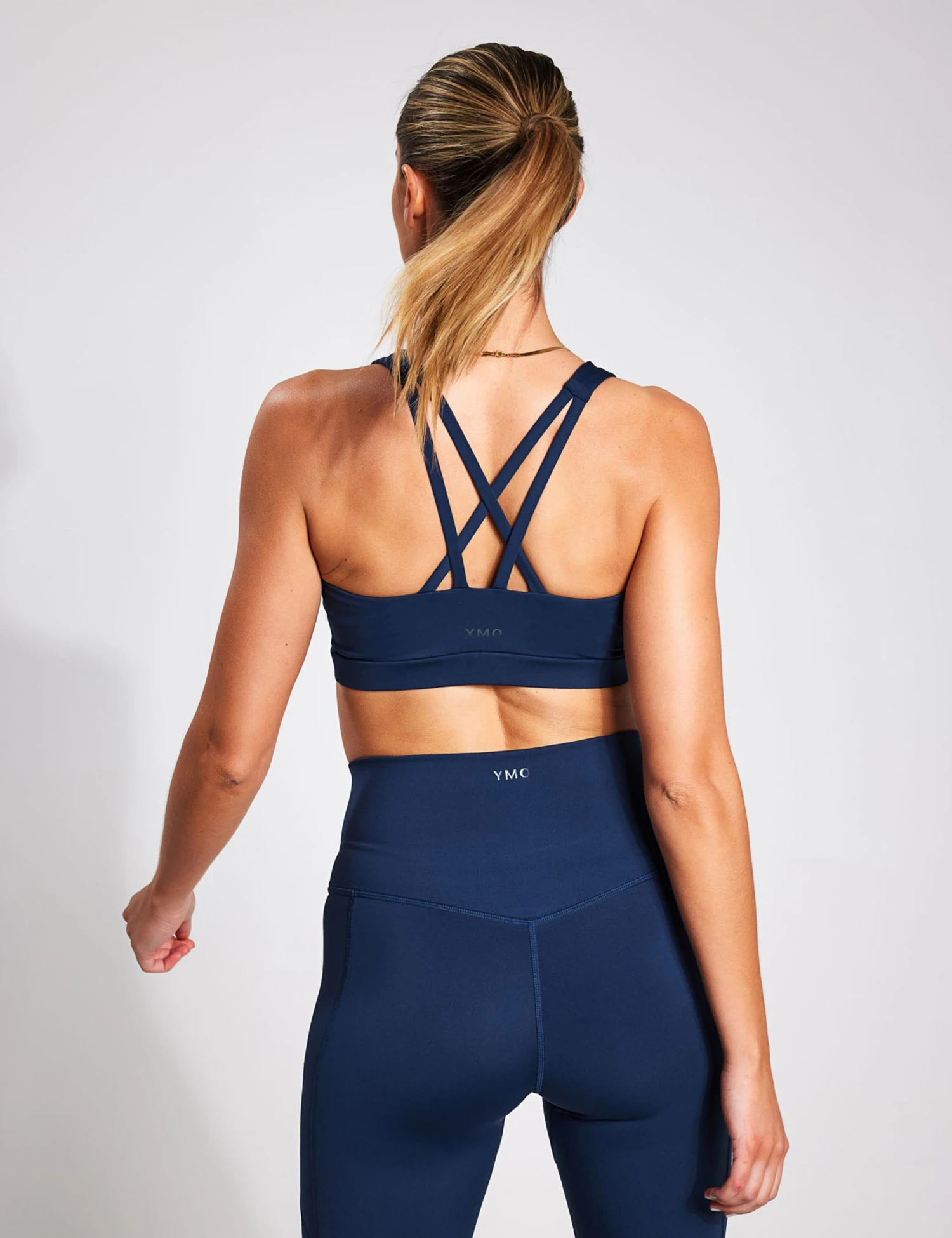 Spark Cross Strap Bra - Navy 1 Spark Cross Strap Bra - Navy