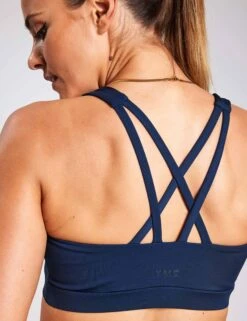 Spark Cross Strap Bra - Navy 11 Spark Cross Strap Bra - Navy -Outlet Elevate Activewear Store YMO Cross Strap Bra NAVY 0051