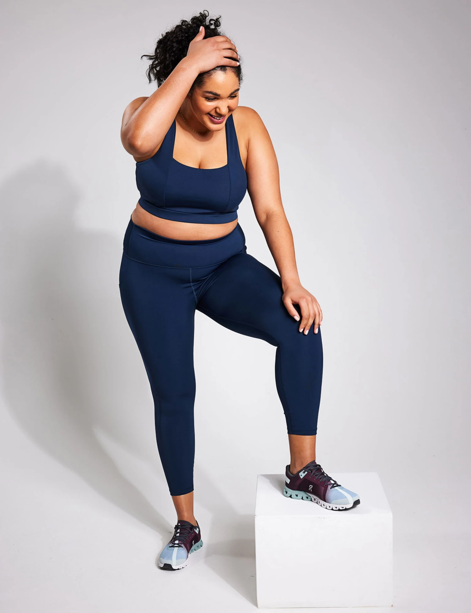 Spark Cross Strap Bra - Navy 6 Spark Cross Strap Bra - Navy - Image 6