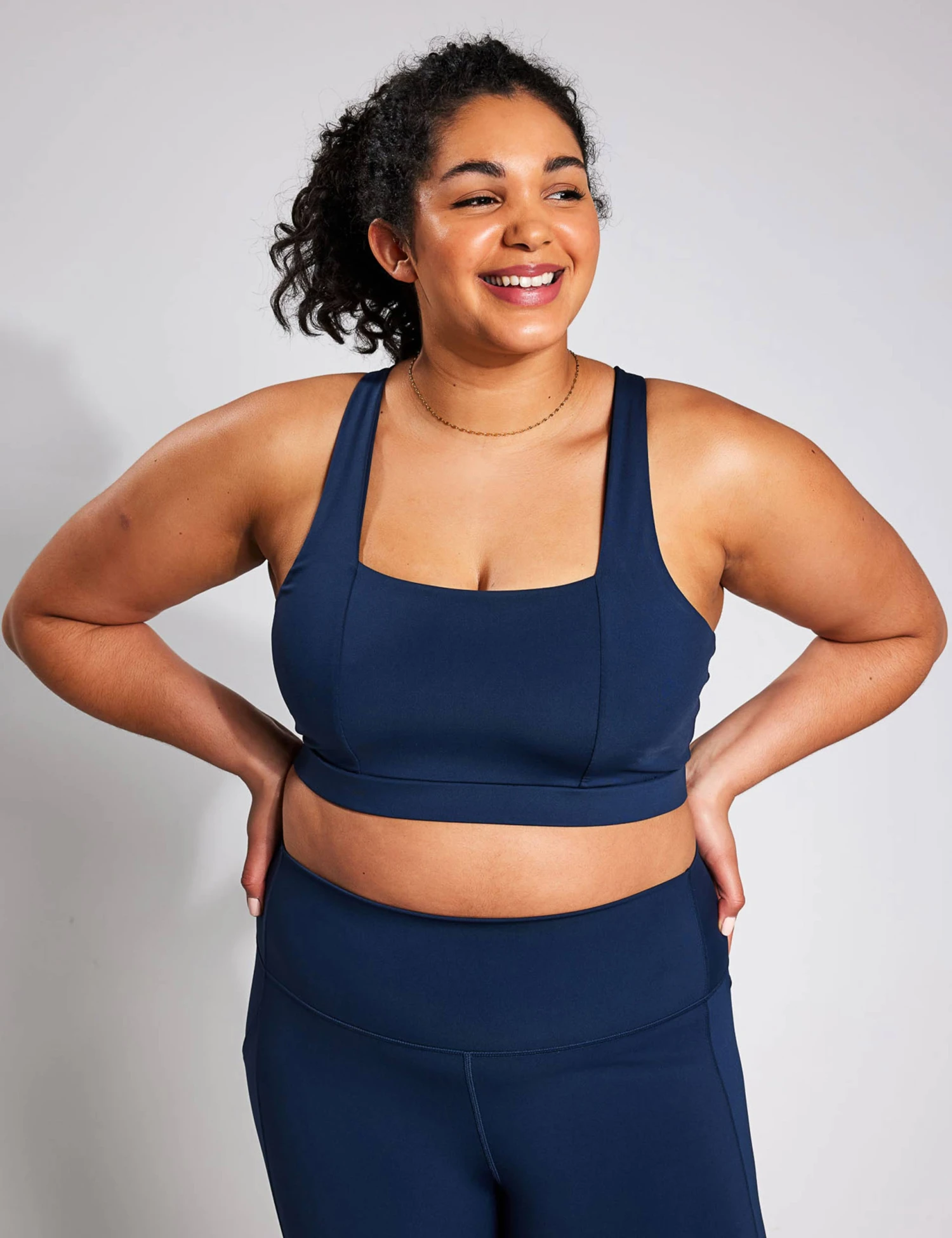 Spark Cross Strap Bra - Navy 2 Spark Cross Strap Bra - Navy - Image 2