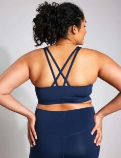 Spark Cross Strap Bra - Navy 12 Spark Cross Strap Bra - Navy -Outlet Elevate Activewear Store YMO Cross Strap Bra NAVY 0090