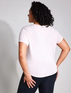 All In Tee - Soft Pink 12 All In Tee - Soft Pink -Outlet Elevate Activewear Store YMO Loose Studio Tee SOFT PINK 0084