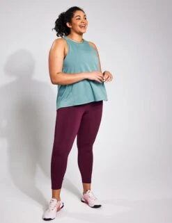 Motion Tie Tank - Jade -Outlet Elevate Activewear Store YMO Motion Tie Tank JADE 8