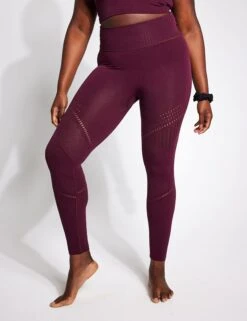 Full Circle Seamless Legging - Fig -Outlet Elevate Activewear Store YMO Seamless Legging FIG 0002