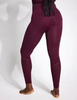 Full Circle Seamless Legging - Fig -Outlet Elevate Activewear Store YMO Seamless Legging FIG 0004