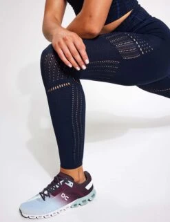 Full Circle Seamless Legging - Navy -Outlet Elevate Activewear Store YMO Seamless Legging NAVY 0118