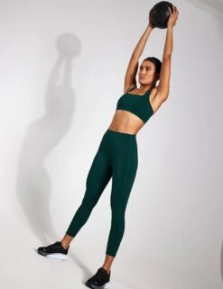 Spark Cross Strap Bra - Rainforest -Outlet Elevate Activewear Store YMO Spark Cross Strap Bra YMOBRA03 RAINFOREST 0040