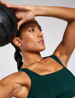 Spark Cross Strap Bra - Rainforest -Outlet Elevate Activewear Store YMO Spark Cross Strap Bra YMOBRA03 RAINFOREST 0054