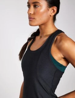 Vitality Tank - Black -Outlet Elevate Activewear Store YMO Vitality Tank YMOTOP16 BLACK 0019