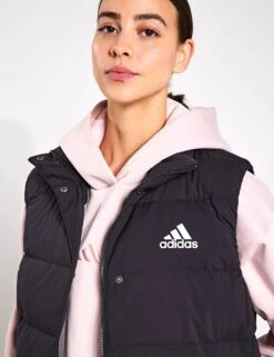 ADIDAS Helionic Down Vest - Black -Outlet Elevate Activewear Store adidas W HELIONIC VEST BLACK HG6280BLACK BLACK 0020