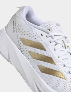 ADIDAS Adizero SL Shoes - Cloud White/Gold Metallic/Dash Grey -Outlet Elevate Activewear Store adidas adizero sl shoes white gold grey id6934 2