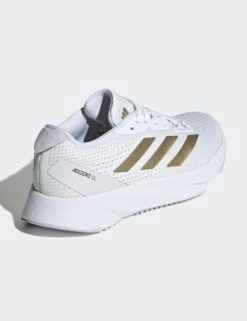 ADIDAS Adizero SL Shoes - Cloud White/Gold Metallic/Dash Grey -Outlet Elevate Activewear Store adidas adizero sl shoes white gold grey id6934 4