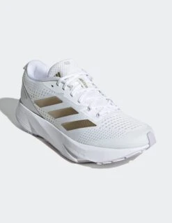 ADIDAS Adizero SL Shoes - Cloud White/Gold Metallic/Dash Grey -Outlet Elevate Activewear Store adidas adizero sl shoes white gold grey id6934 5