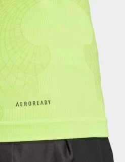 ADIDAS AEROREADY Pro Seamless Tennis Tank Top - Lucid Lemon -Outlet Elevate Activewear Store adidas aeroready pro seamless tennis tank lemon IJ0485 3