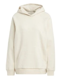 ADIDAS ALL SZN Fleece Boyfriend Hoodie - Ecru Tint Melange -Outlet Elevate Activewear Store adidas all szn fleece boyfriend hoodie ecru tint ic6432 6